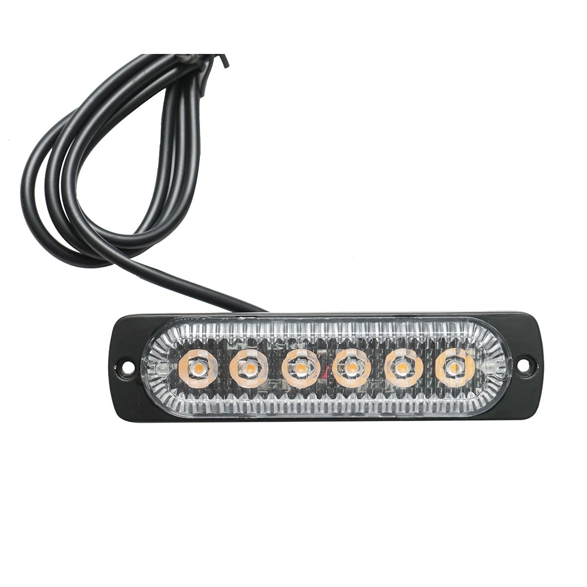 Set 4 lampi LED stroboscopice 24W, 12-24V, galben, unitate control cu 4 module 110x28x12mm